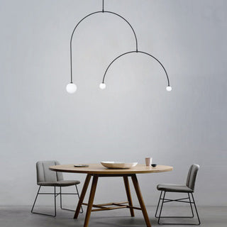 Arisha Suspension Moderne Linéaire au Design Minimaliste Salle à manger