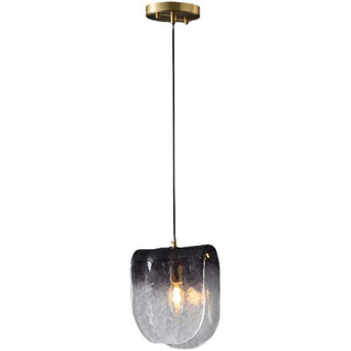 Valentina Suspension Contemporaine Métal/Verre Noir Salon