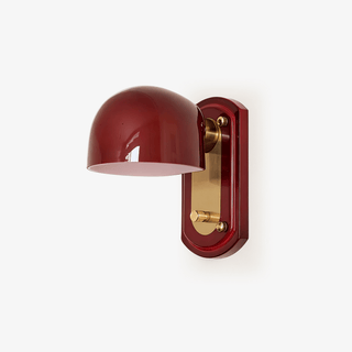 Scarlet Dome Wall Sconce-Neutral Decor