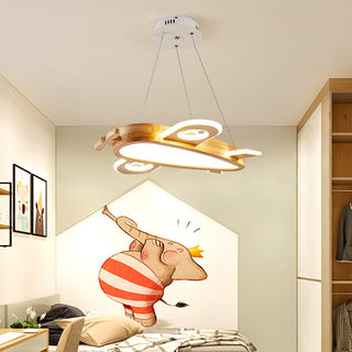 Aria  Luminaire Suspension en Forme d'avion, Chambre d'enfant