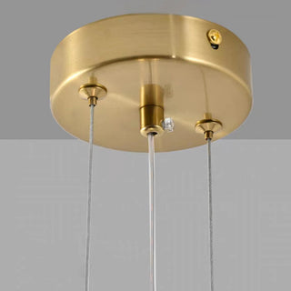 Kristy Suspension Irrégulier Nordique, Verre/Aluminium, Or, Salon