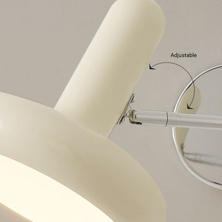 Arisha Applique Murale Orientable Scandinave, Métal, Blanc, Salon