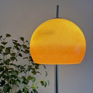 Mira Lampadaire Champignon Moderne, Métal/Verre, Jaune, Salon