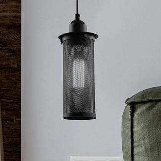 Arisha Industrielle LED Suspension Noir Métal Salon Chambre à coucher