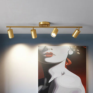 Aim Moderne LED Plafonnier  Noir/Blanc/Or Métal Chambre à coucher