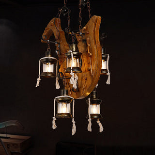 Epoch Suspension Saxophone Retro, Metal/Bois, Noir/Marron, Salon