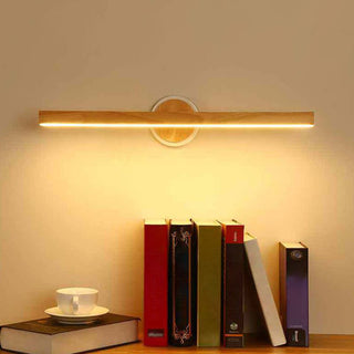 Muto Simple Applique Murale Rectangulaire Moderne LED Bois/Métal Bois Chambre/Salon