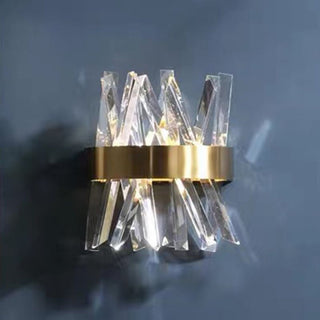 Kristy Applique Murale Luxueux LED Moderne Métal Cristal Or Chambre à Coucher/Salon