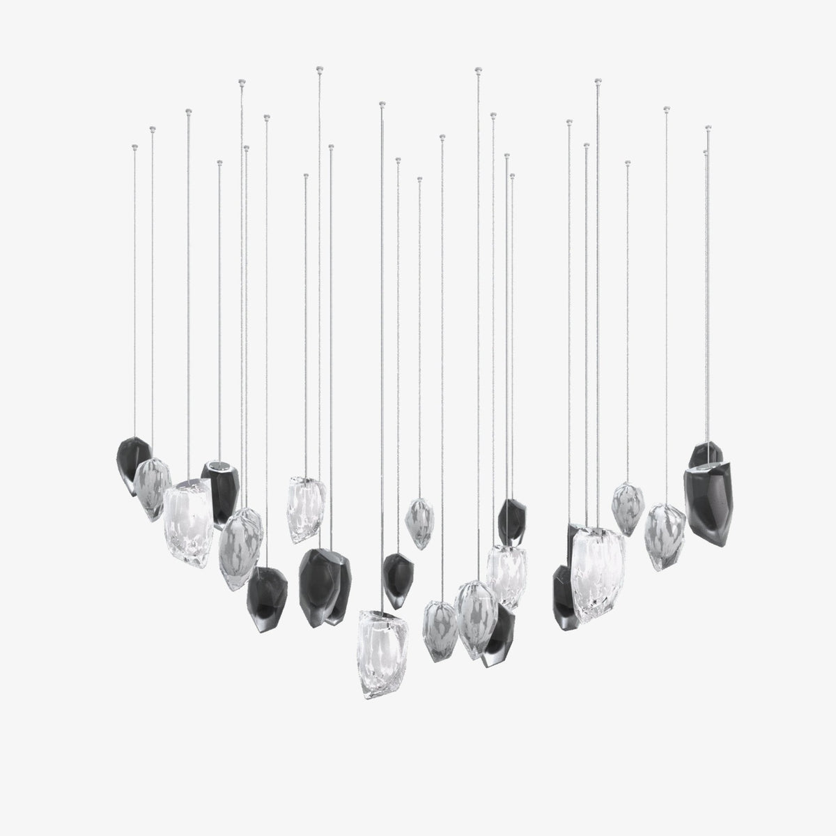 Glacier Customize Chandelier-Neutral Decor