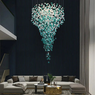 Veshaa Lustre en cristal de pierre de luxe postmoderne
