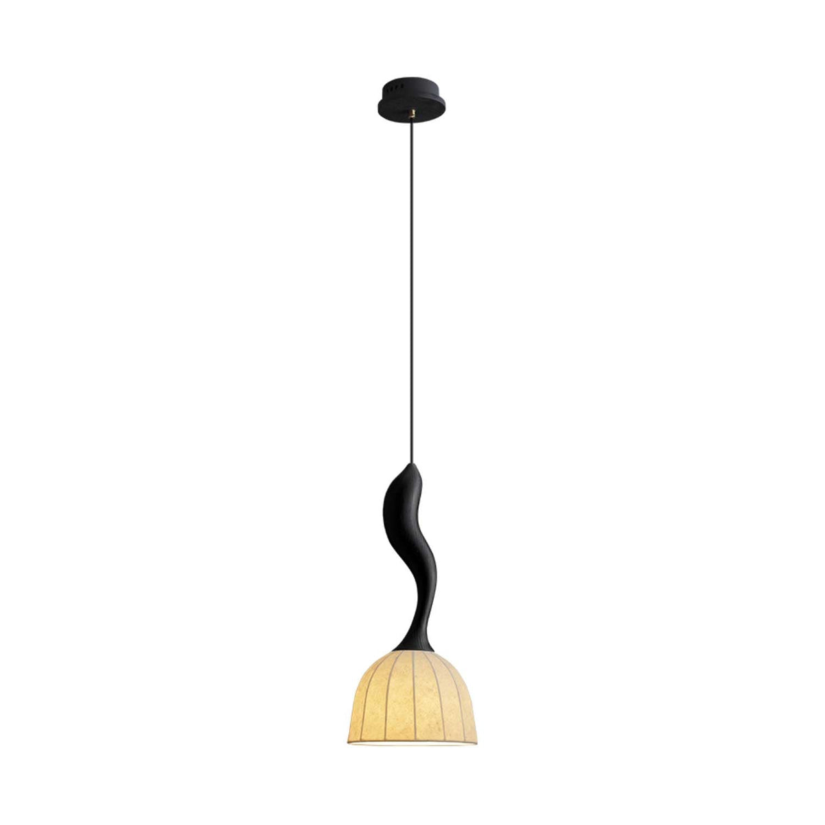 Colire Créativité Tordu Bois Suspension Lumière