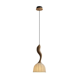 Colire Créativité Tordu Bois Suspension Lumière