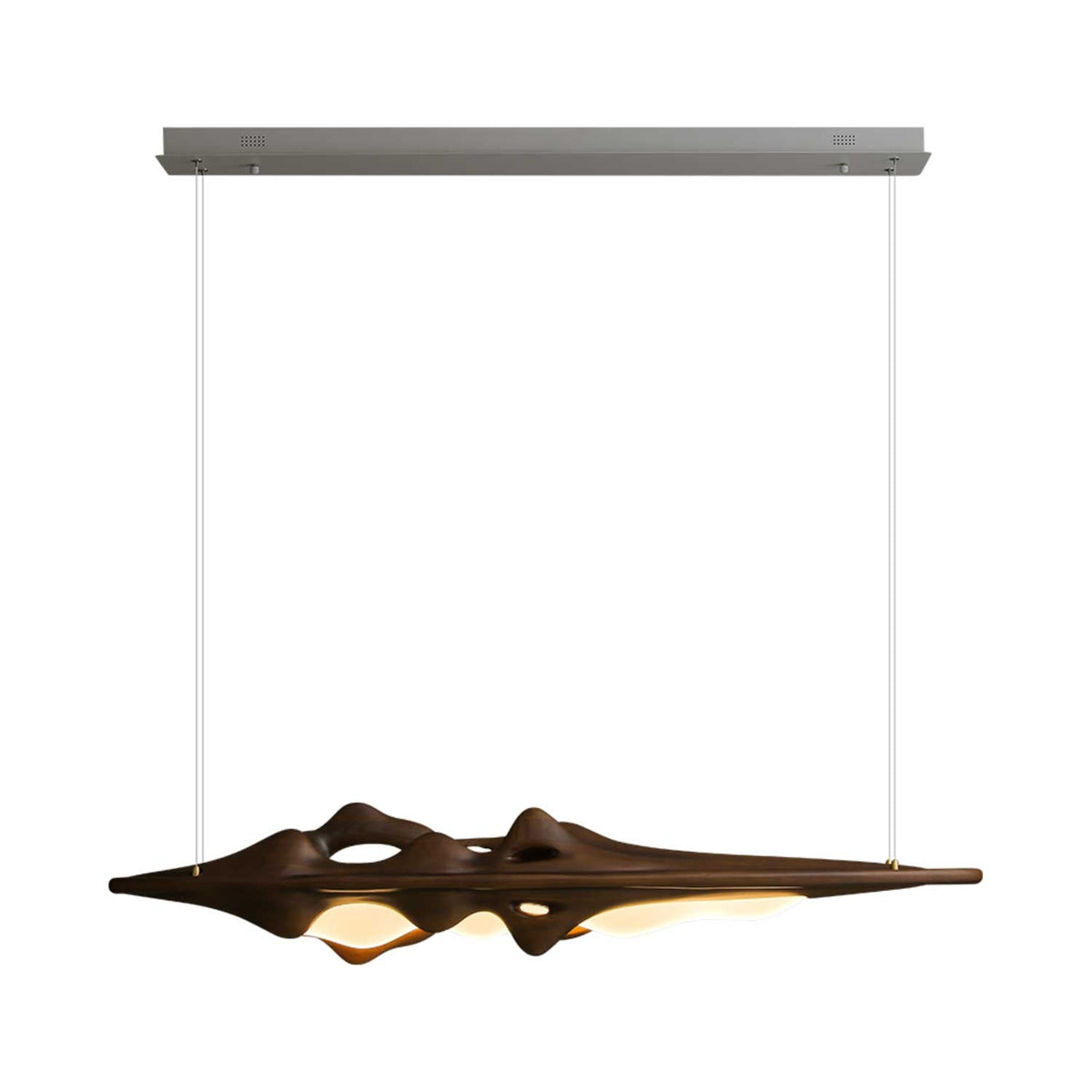 Ulsorira Lampe Suspendue en Bois Topographique