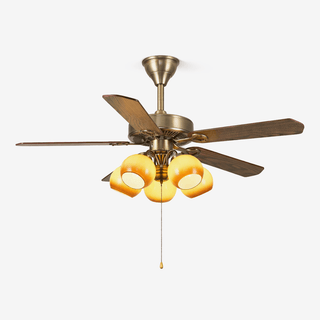Ventilateur de plafond Theodore Vintage avec lumière