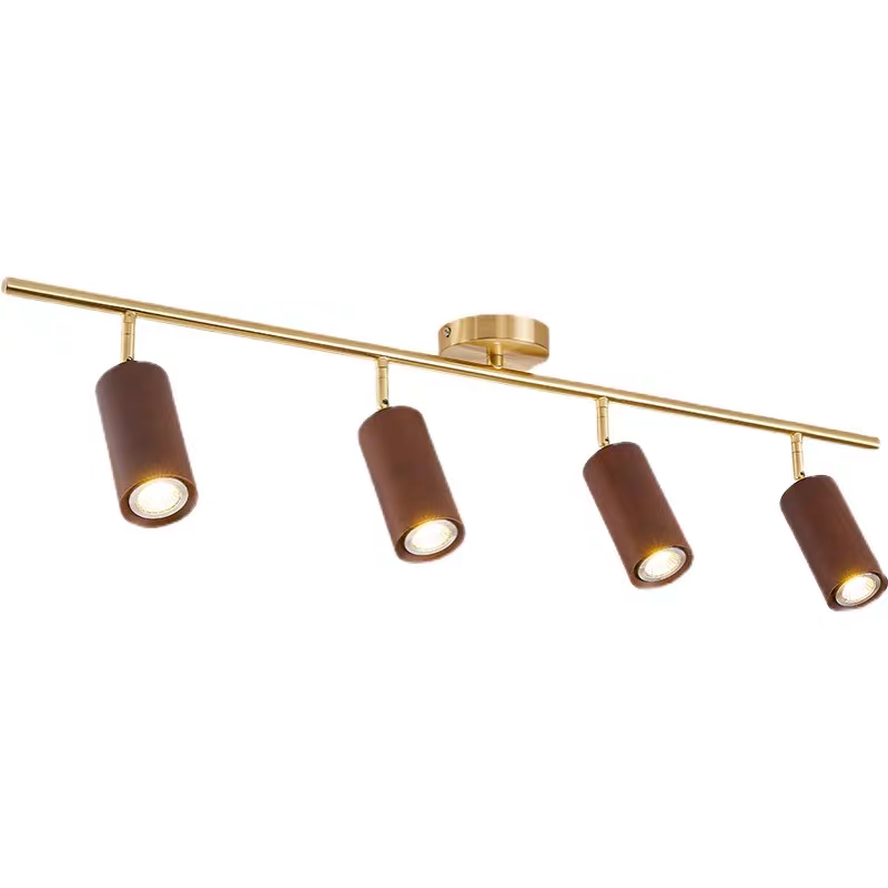 Liora Wooden LED Track Light-Neutral Decor