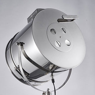 Mira Moderne Industrielle Lampadaire Trépied Rétro Métal Chromé/Bureau/Salon