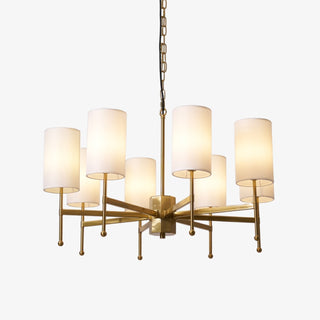 Ulcarisra Lustre en Tissu Vintage en Laiton