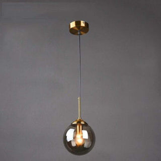 Mavar Luminaires Suspension Verre Transparent Ambre-Luire