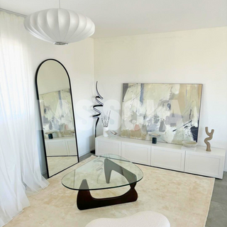 Eronar Suspension Vintage. Métal/Tissu. Blanc. Bar-Luire