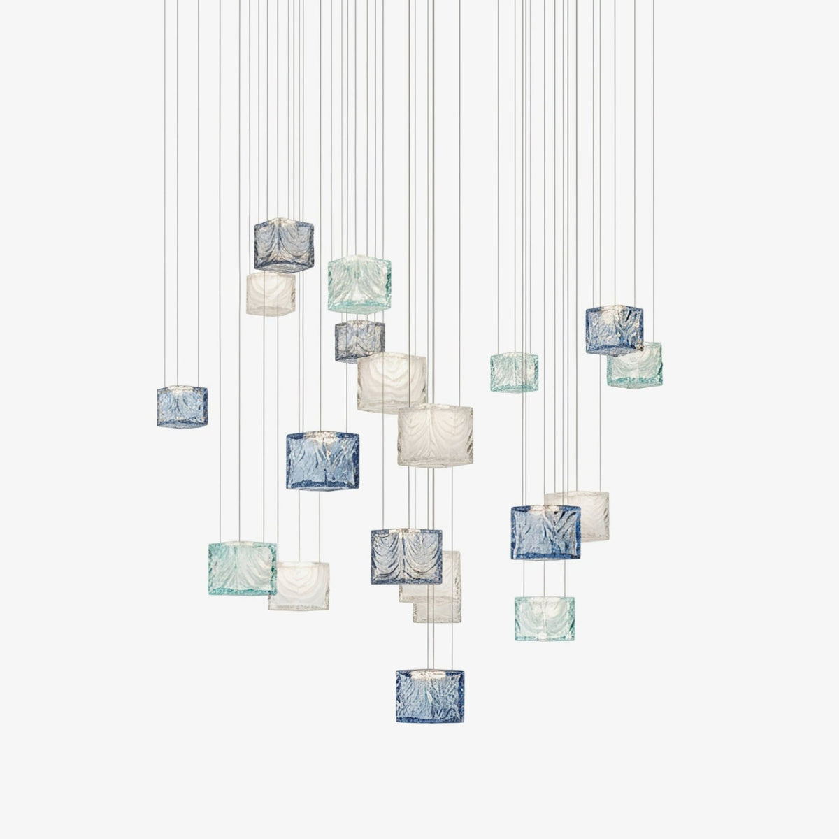 Crystal Pixels Customize Chandelier-Neutral Decor