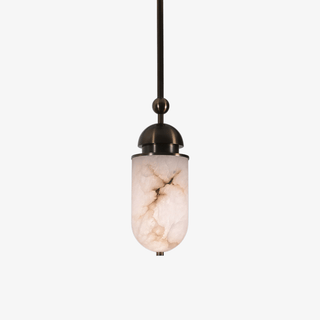 Capsule Alabaster Pendant Lamp-Neutral Decor