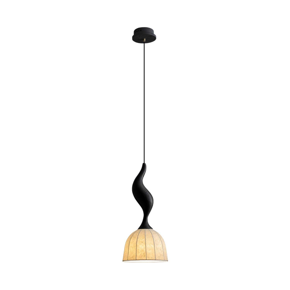 Colire Créativité Tordu Bois Suspension Lumière