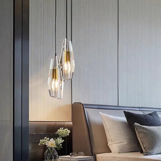 Kristy Luminaires épuré Suspension Moderne LED Métal/Cristal Salon/Salle à manger