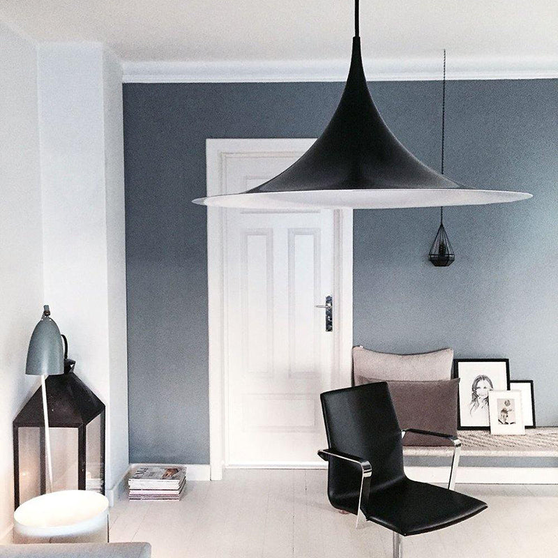Arisha Suspension Orientable Moderne, Métal, Noir, Salon