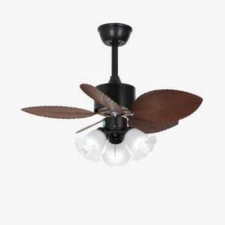 Plafonnier Ventilateur Florence en Bois Vintage