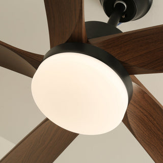 Eryndor Plafonnier Ventilateur Moderne en Bois
