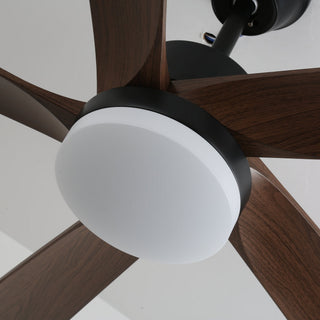Eryndor Plafonnier Ventilateur Moderne en Bois