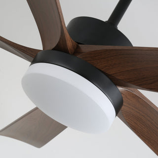 Eryndor Plafonnier Ventilateur Moderne en Bois