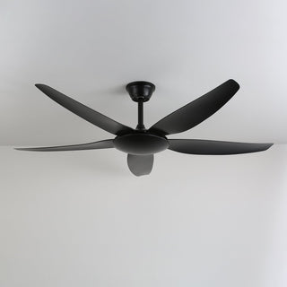 Ventilateur de plafond minimaliste Onyxa avec lumière