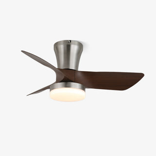 Trivon Plafonnier Ventilateur Moderne en Bois