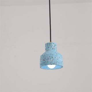 Lostel Suspension Rond Décor Nordique. Métal/Ciment. 4 Couleur. Salon-Luire