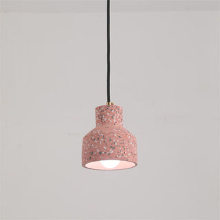 Lostel Suspension Rond Décor Nordique. Métal/Ciment. 4 Couleur. Salon-Luire