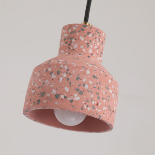 Lostel Suspension Rond Décor Nordique. Métal/Ciment. 4 Couleur. Salon-Luire
