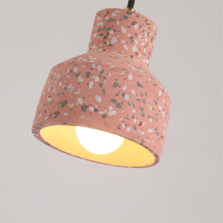 Lostel Suspension Rond Décor Nordique. Métal/Ciment. 4 Couleur. Salon-Luire