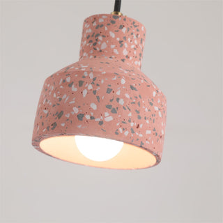 Lostel Suspension Rond Décor Nordique. Métal/Ciment. 4 Couleur. Salon-Luire