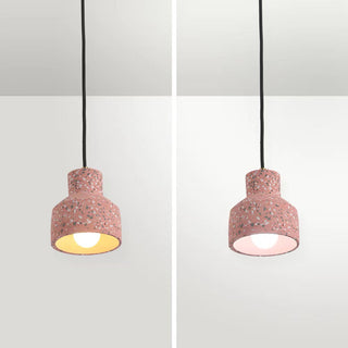 Lostel Suspension Rond Décor Nordique. Métal/Ciment. 4 Couleur. Salon-Luire