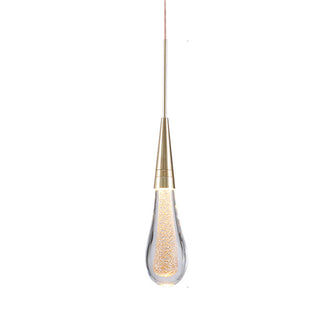 Aroven Suspension Goutte Design Doré Salon-Luire