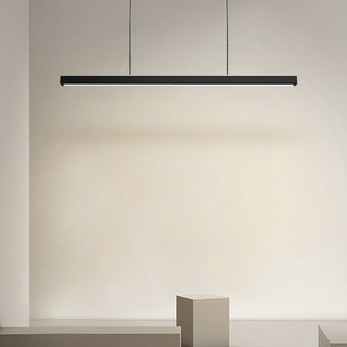Ray Suspension Linéaire Moderne, Métal, Noir/Blanc, Salon