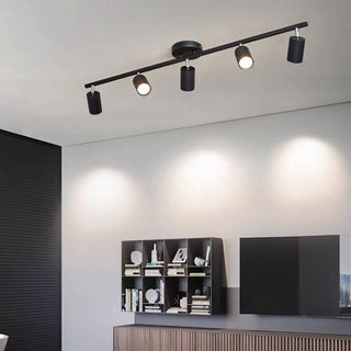 Aim Moderne LED Plafonnier  Noir/Blanc/Or Métal Chambre à coucher