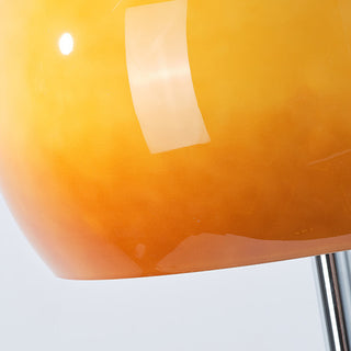 Mira Lampadaire Champignon Moderne, Métal/Verre, Jaune, Salon