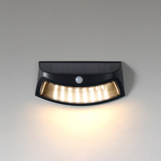 Ray Éclairage Escalier Extérieur Trapézoïdale Simple, Métal/Acrylique, Noir/Copper, Cour
