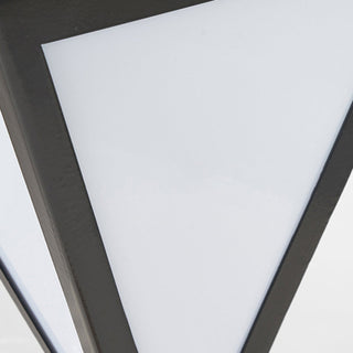 Ray Moderne LED Lampadaire Noir Métal/Verre Allée Exterieur