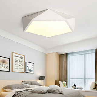 Arisha Design LED Plafonnier Simple Moderne Métal Noir/Blanc Salon