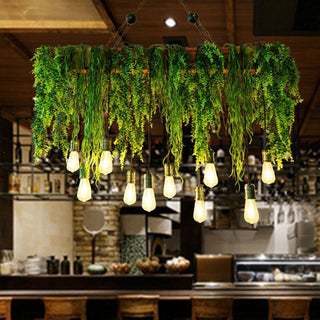 Ritta LED Suspension Vert Métal Salle à Manger Salon Cuisine