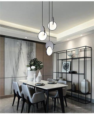 Arisha Luminaires Suspension  Minimaliste Métal Or/Argent Salon