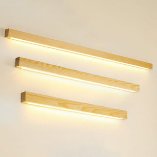 Zenx Applique Murale Linéaire en Bois